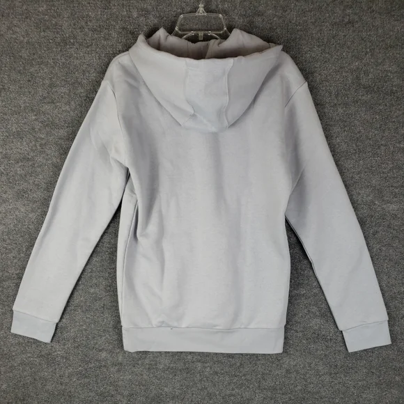 adidas Men's Essentials Camo Print Hoodie Sweatshirt Halo Blue Silver - Picture 3 of 11